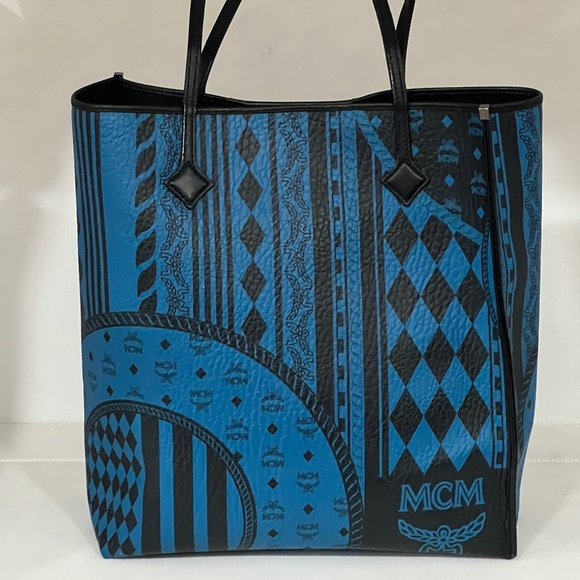 MCM Handbags - MCM BLUE TOTE